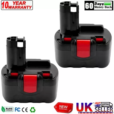 £14.91 • Buy 2X 14.4V 4800mAh Ni-MH Battery For Bosch PSR1440 BAT040 AHS41 GLI14.4V GSB14.4VE