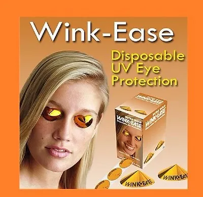 Wink-Ease Disposable Stick On SunBed Tanning Eye Protection Goggles 60 Pairs  • £13.50