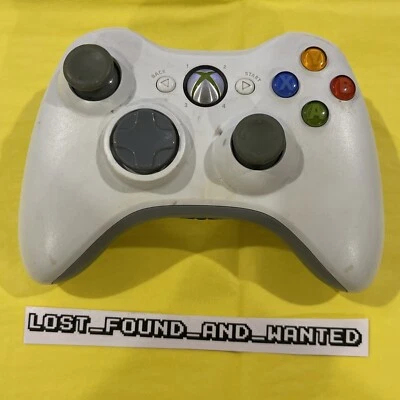 $24.95 • Buy Wireless White Xbox 360 Controller Microsoft Original GENUINE! (RB Isnt Perfect)