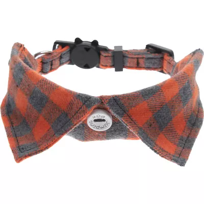  Cat Collar Breakaway With Bell Interior Decor Puppy Plaid Scarf Baby Pet • £8.99