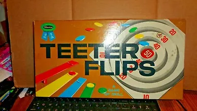 1962 Vintage Whitman Teeter Flips A Game Of Skill With Box COMPLETE • $29.74