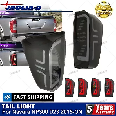 For Nissan Navara NP300 D23 DX RX ST STX 2015-2023 Pair LED Tail Light • $195