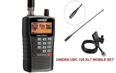 Uniden Ubc 125 Xlt 500 Channel Handheld Scanner Mobile Set Marine Air • £189.95