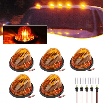 5Pcs Amber Len Roof Cab Top Marker Lights+194 LED For 73-87 GMC Chevy Series C/K • $22.79
