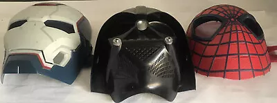 Hasbro DARTH VADER Talking Helmet Mask War Machine Iron Man Patriot & Spiderman • £24