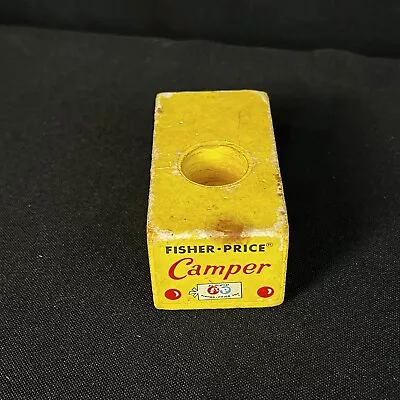 Vintage 1968 Fisher Price Little People Wooden Camper • $19.60