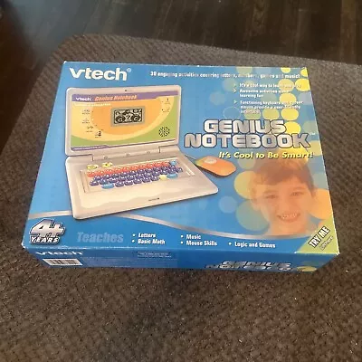 Vtech Genius Notebook Used In Box Toy Laptop • $39.99