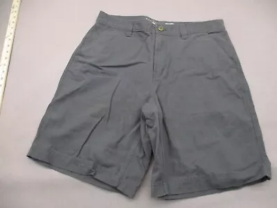 MOUNTAIN HARDWEAR Size 33 Mens Gray 100% Cotton Zip Fli Pockets Chino Shorts 031 • $10