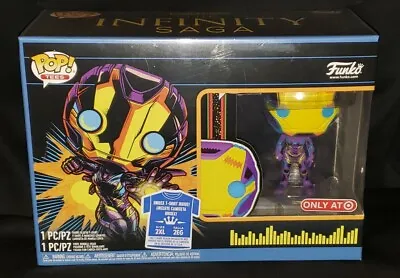 Funko Pop & Tee Marvel The Infinity Saga Ironman Rescue (blacklight) 2xl Sealed • £24.10