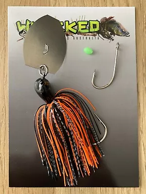 WHACKED LURES AUS ~ 1oz 'Rig Your Own Trailer' CHATTERBAIT ~ VOLCANO • $13.50