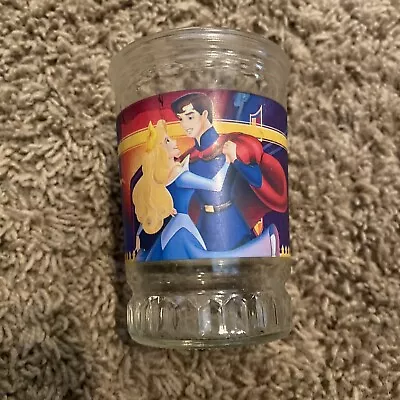 VINTAGE SLEEPING BEAUTY Bama Jelly Jar Glass • $6