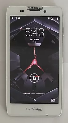 Motorola Droid Razr HD 4G LTE GSM Android Smartphone For VERIZON (XT926)(White) • $35.99