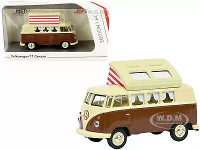 Volkswagen T1 Camper Van W/ Pop-top Roof Brown 1/64 Diecast By Schuco 452026600 • $11.99