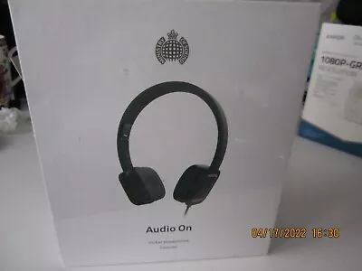 Ministry Of Sound Audio On On Ear Headphones Casques Charcoal S12D15 • £40