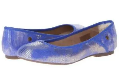 UGG Women's Antora Lizard Flat Shoes Size 9.5 EU40.5 UK8 26.2cm New In Box • $46.55