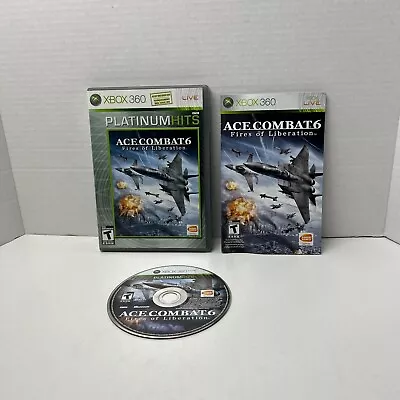 Ace Combat 6 Fires Of Liberation Microsoft Xbox 360 Video Game Complete • $17.99