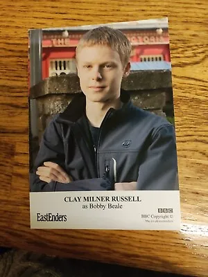 Clay Milner Russell (EASTENDERS) UNSIGNED CAST CARD • £10