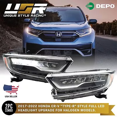 USA OE Style FULL LED Headlight UPGRADE For 2017-22 Honda CRV CR-V Halogen Model • $689.95