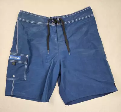 VTG Quiksilver  Board Shorts Men's Blue Size 32/34 • $15.99
