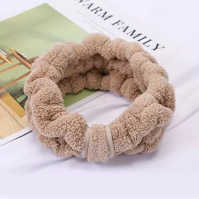 Soft Women Headband For Makeup Cosmetic Facial Shower Spa Elastic Towel HairBand • £3.29