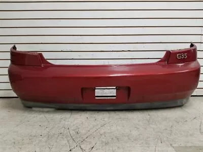 03 Infiniti G35 Sedan Rear Bumper Cover Red (AY2) OEM 85022AM625 • $500