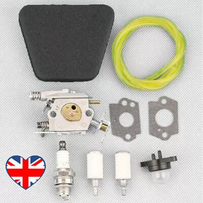 Fit McCulloch Mac 333-335-338-435-436-438 Chainsaw Carburetor Fuel Filter Kit • £9.69