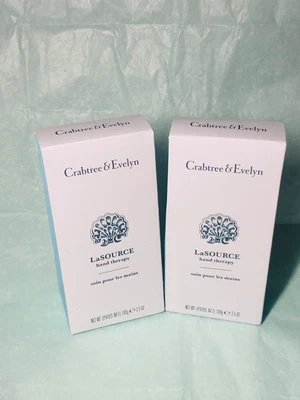 £29.81 • Buy Crabtree & Evelyn La Source Luxury Hand Therapy 2x3.5 Fl.oz / 2x100g