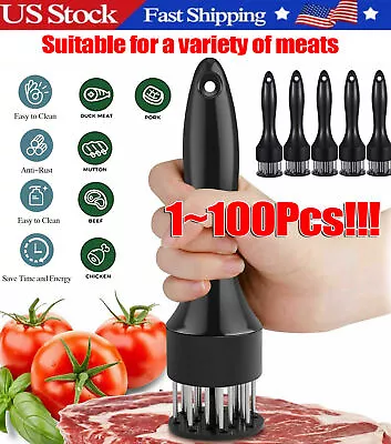 Meat Tenderizer Tool 21Needles Stainless Steel For Tenderizing Kitchen Tool USA • $5.98