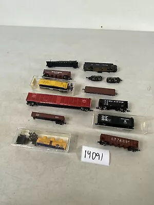Vintage N Gauge Model Train Cars Parts Lot 14D91 • $125