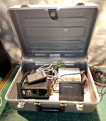 Vintage MOTOROLA FBI Radio Base Station In Case - For Saber Radio (#2) • $175