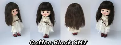 JD633 Curly BJD Synthetic Mohair Wig For OB11 YOSD MSD SD Blythe Hair Doll Wig • $23.99