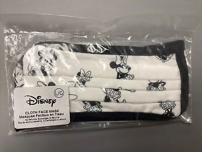 Authentic Disney Minnie Mouse Character Cloth Face Covering Kids Large • $2.49