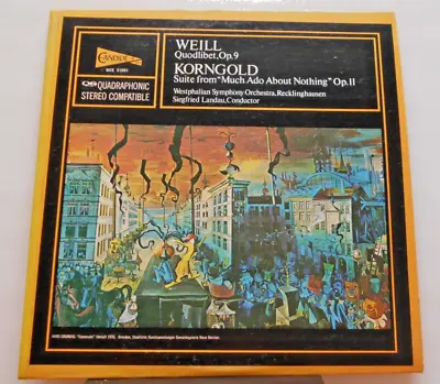 Weill:Quodlibet Op. 9/Korngold:Op.11 (Vinyl Candide QCE 31091 ) • $10