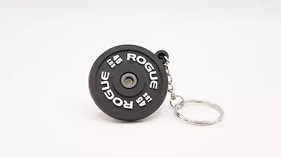 Olympic Weight Plate Key Ring CrossFit Keyring / Powerlifting / Gym Gift For Him • £4.99