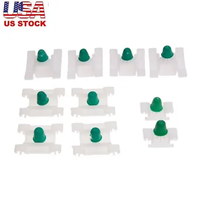 10Pcs FOR VW GOLF MK3 GTI CAR DOOR MOULDING TRIM CLIPS PLASTIC W/GROMMETS • $6.24