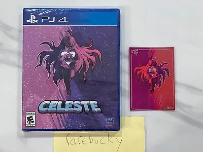 Celeste (PS4) NEW SEALED W/CARD MINT LIMITED RUN GAMES #207 RARE! • $69.99