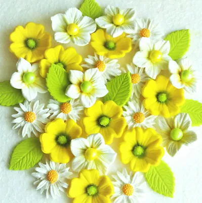 Edible Spring Bouquet Flowers Cake Toppers. Birthday Cake Flower Cake Toppers  • £9.95