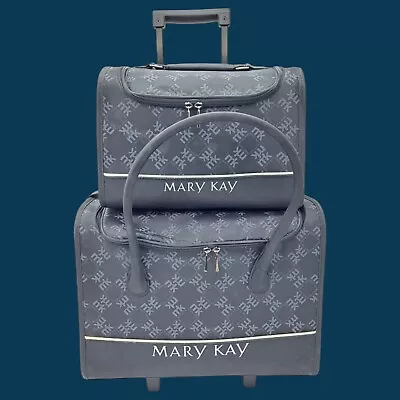 Mary Kay Consultant Rolling Cosmetic Luggage Bag And Mini Bag. • $114.95