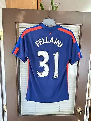 Authentic Nike Manchester United #10 Fellaini 2014 Third 3rd Soccer Jersey Kit • $75