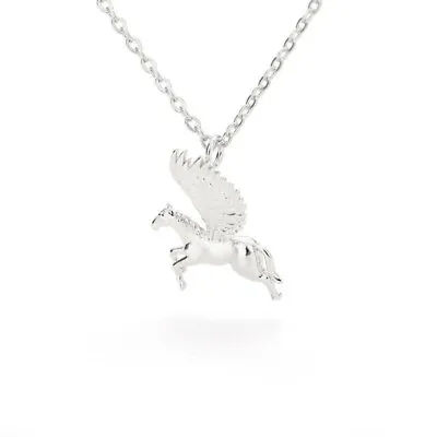 $26 • Buy Gold Plated Handmade Dainty Pegasus Pendant Minimalistic Greek Necklace