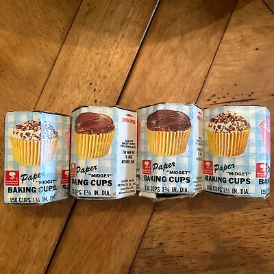 Vintage Baker's Choice Paper Muffin Baking Cups Original Box 5 Pack • $39