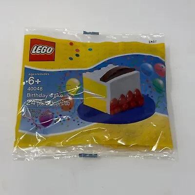 LEGO Birthday Cake 40048 Polybag 24 Pieces Retired Set New Sealed HTF • $19.97