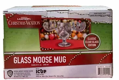 National Lampoon’s Christmas Vacation Glass Moose Mug 8oz NEW • $16.99