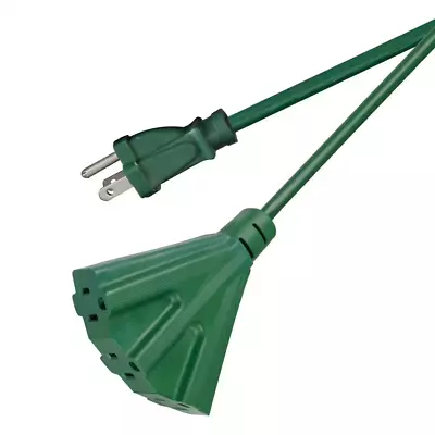 2 Ft. 14/3 Light Duty Indoor/Outdoor Extension Cord With Multiple Outlet Triple  • $12.71