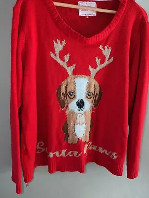 Santa Paws Christmas Jumper Size 18-20 • £3