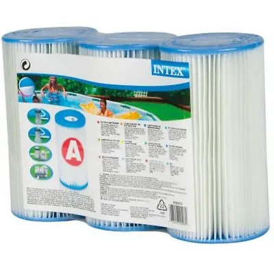 Genuine 3 X Intex Filter Cartridge Replacement Size A INTEX FILTER PUMP 29003 • $27.95