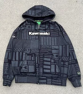 Kawasaki Motorcycle Hoodie Sweatshirt Zip Up Limited Edition • $70