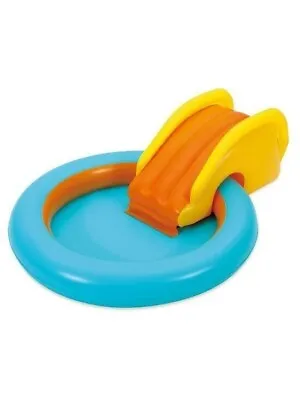 Summer Waves Paddling Pool With Slide For Children Water Play • £9.49