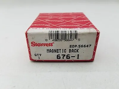 Starrett 676-1 Magnetic Dial Indicator Back Mount • $49.99