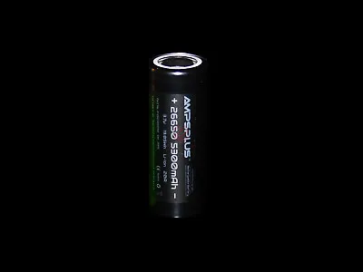 Ampsplus 26650 5300mAh 3.7V Battery 20A Lithium Rechargeable Torch UK Batteries • £11.99